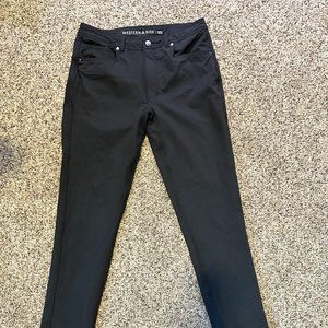 Western Rise Diversion Pant - Flat Black Size 32